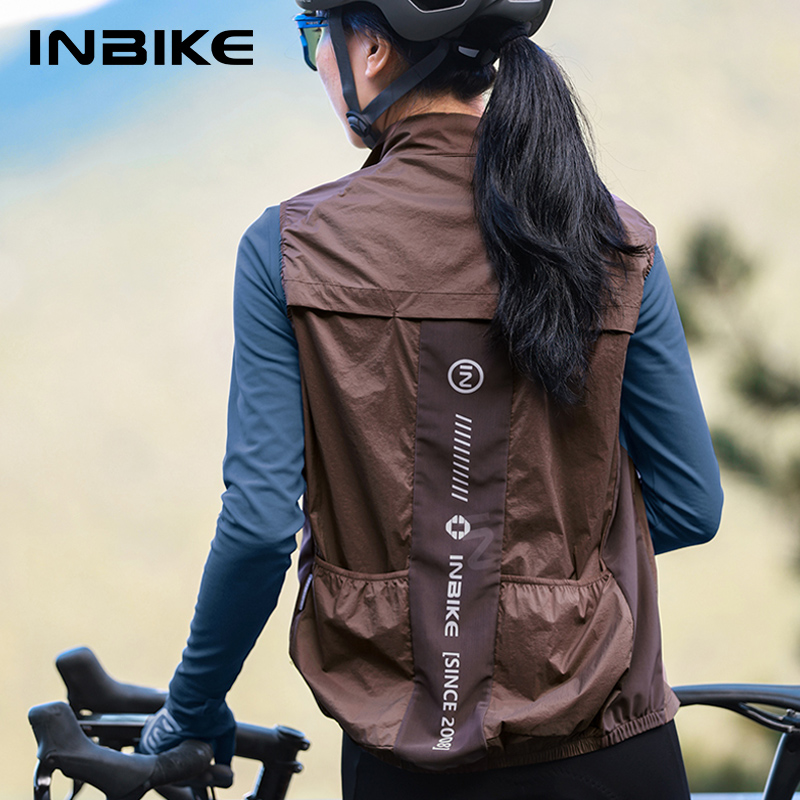 Reflective Vest Cycling - Inbike Fietsvest Voor Dames Mouwloos Hardloopregenjack