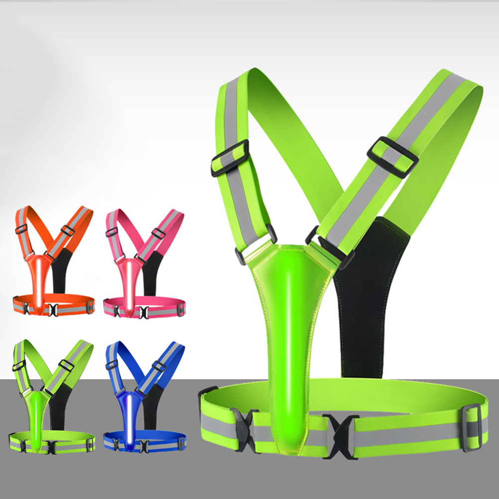 Reflective Vest Cycling - Led Hardloopvest Usb Oplaadbare Reflecterende Fiets