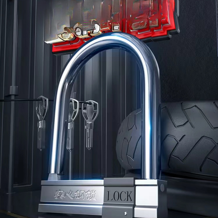 U Lock Heavy Duty - Glazen deur U-vormig wachtwoordslot Winkel Dubbele