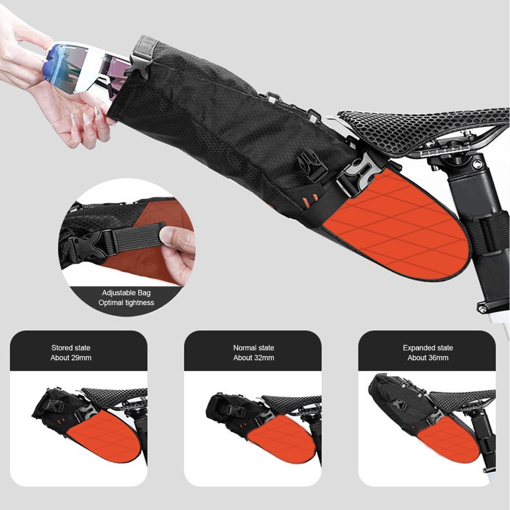 Saddle Bag Under Seat - Multifunctionele fietstas voor onder het zadel,
