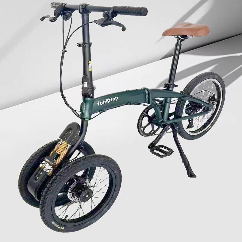 Commuting With Bike - 20/16-inch vouwfiets met dubbel voorwiel /