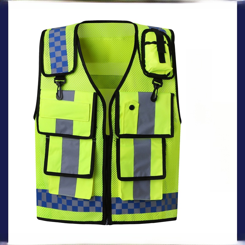 Reflective Vest Cycling - Reflecterend veiligheidsvest Multifunctioneel zaknet Wegpatrouille Fietsveiligheidspak