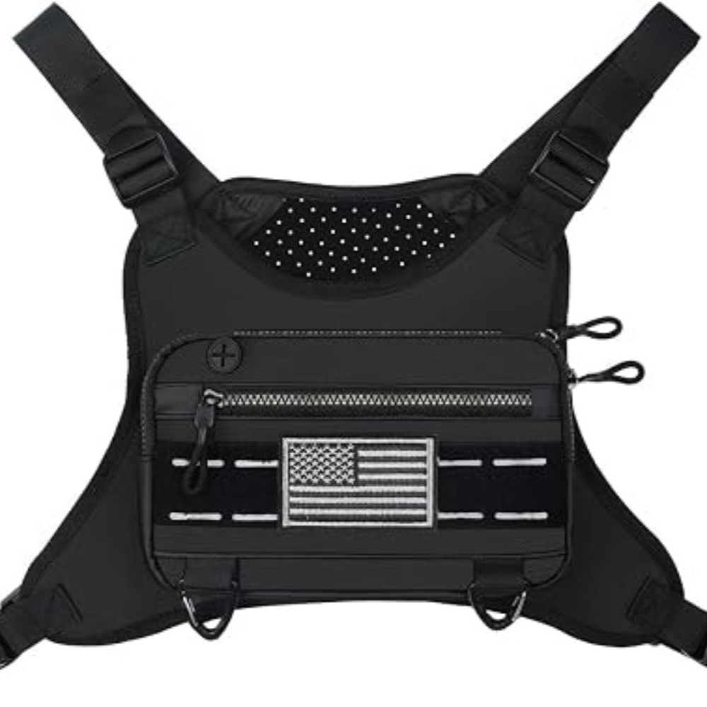 Reflective Vest Cycling - Tactische borsttas voor kamperen, jagen, schoudertas