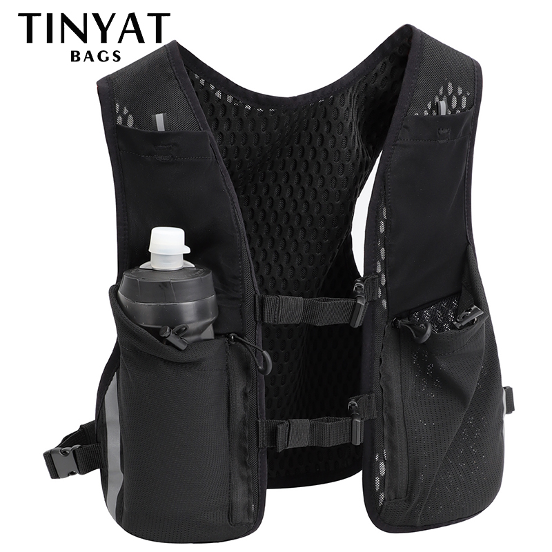 Reflective Vest Cycling - TINYAT reflecterende multifunctionele vesttas voor heren