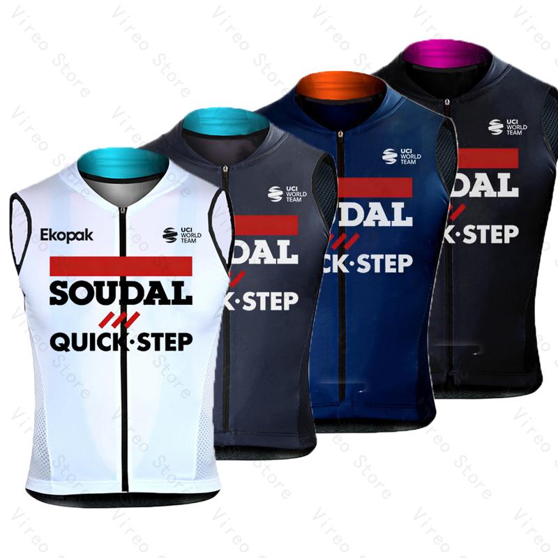 Reflective Vest Cycling - Soudal Quick-Step Fietsvest Zomer Winddicht Sport