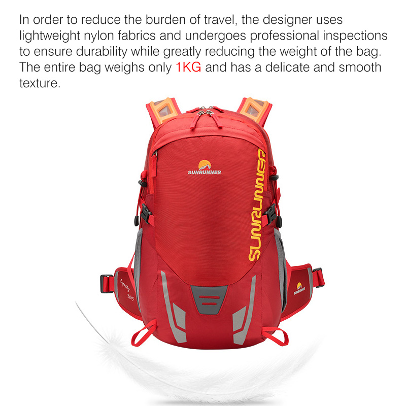 35L wandelrugzak met grote cap - Cycling Commute Backpack recensie en prijs
