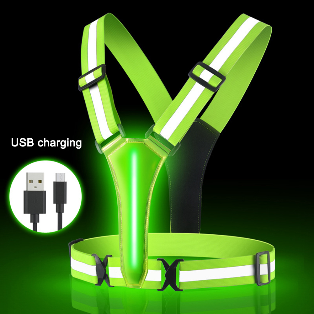 Led Hardloopvest Usb Oplaadbar - Reflective Vest Cycling recensie en prijs