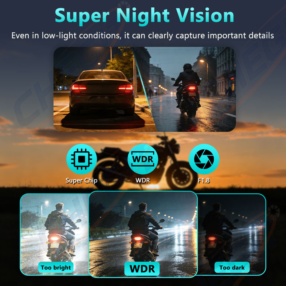 Nieuwe 2K HD motorfiets DVR wa - Cycling Loop recensie en prijs