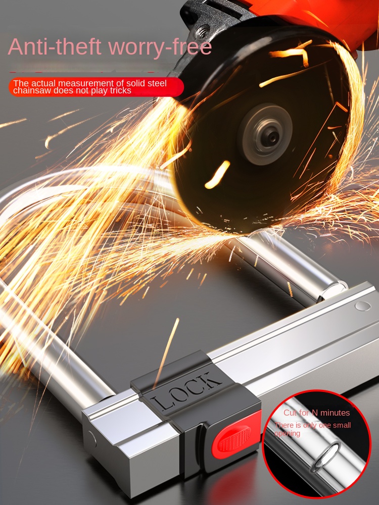 Glazen deur U-vormig wachtwoor - U Lock Heavy Duty recensie en prijs