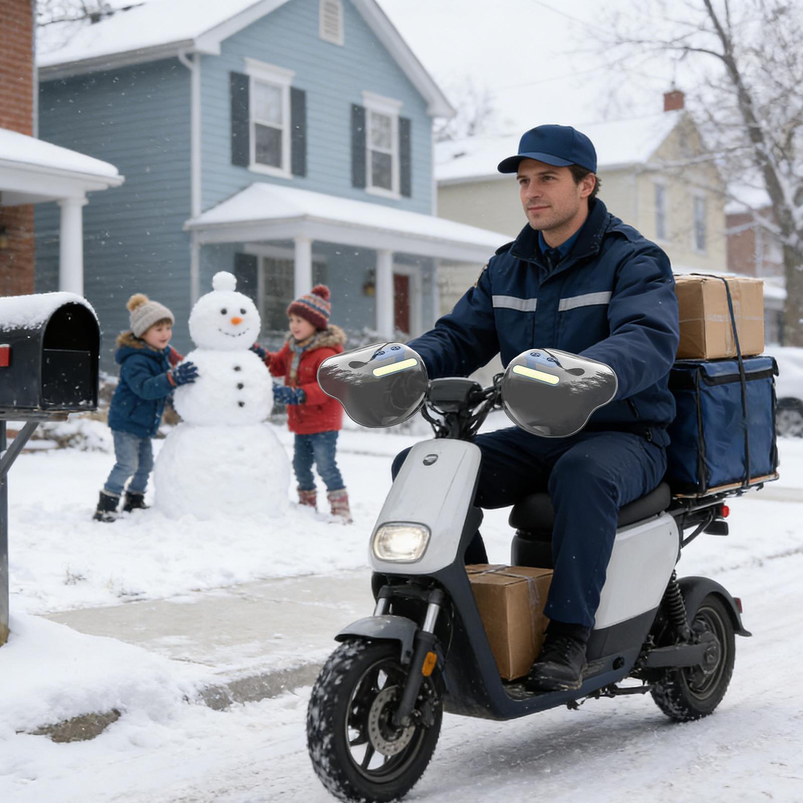 Winterhandbeschermer voor scoo - Winter Cycling Commute recensie en prijs