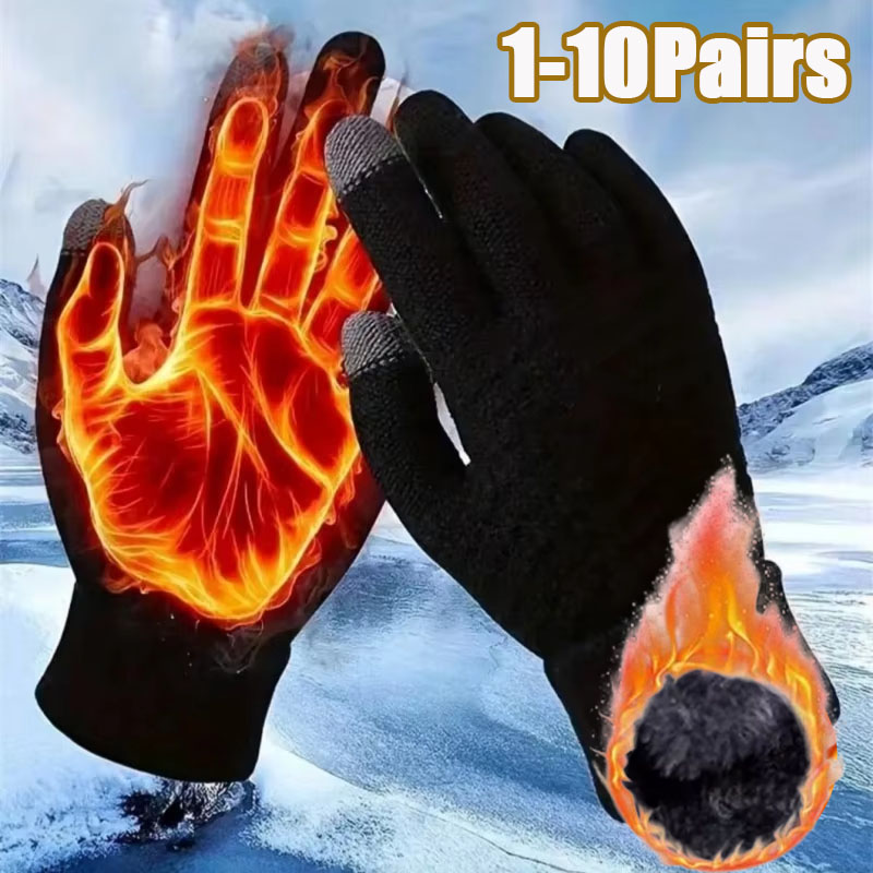 1-10 paar dikke gebreide touch - Winter Cycling Commute recensie en prijs