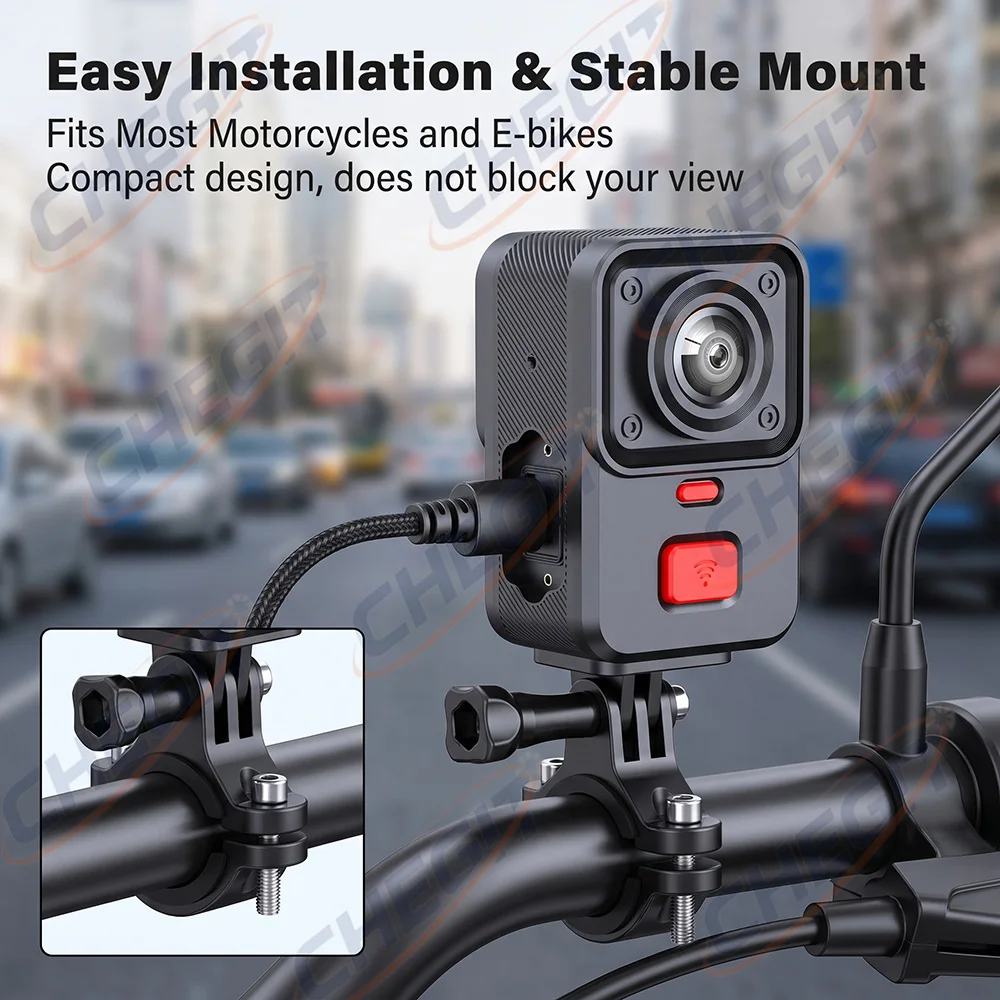 2 Camera Motorfiets DVR 2K HD  - Cycling Loop recensie en prijs
