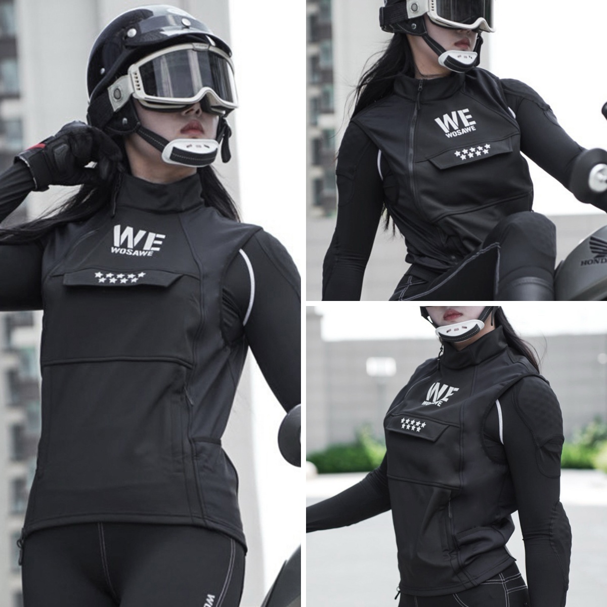 WOSAWE Winter motorrijvest Ref - Reflective Vest Cycling recensie en prijs