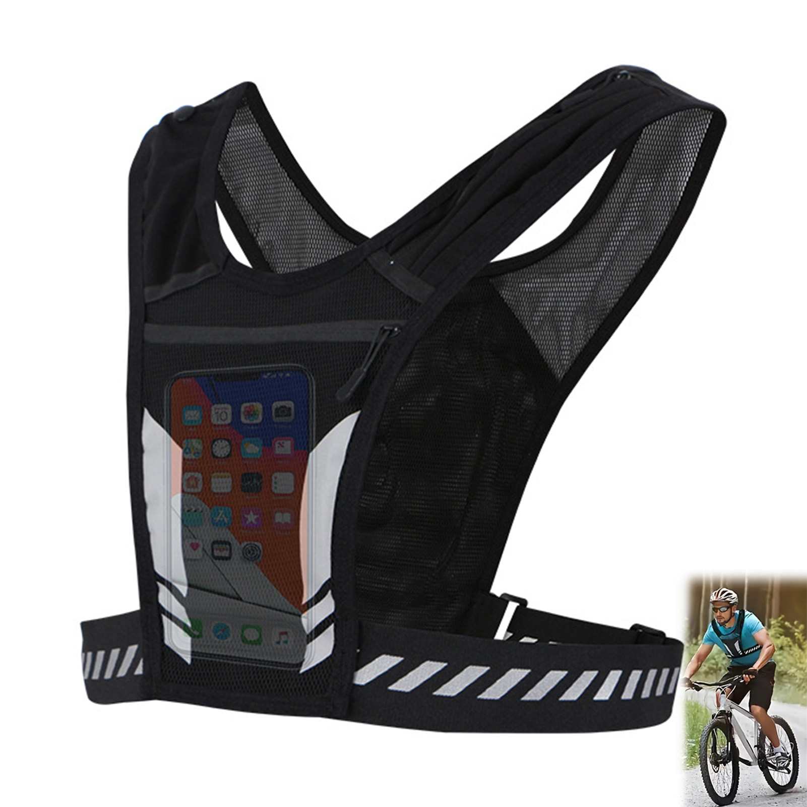 Sportvest Telefoontas Reflecte - Reflective Vest Cycling recensie en prijs
